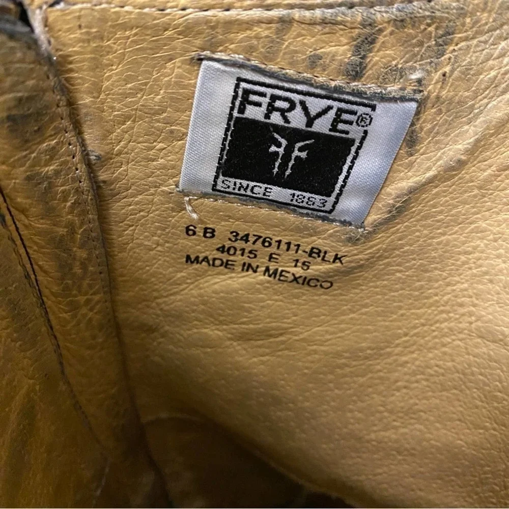 Frye Boots molly knee high size 6 black leather